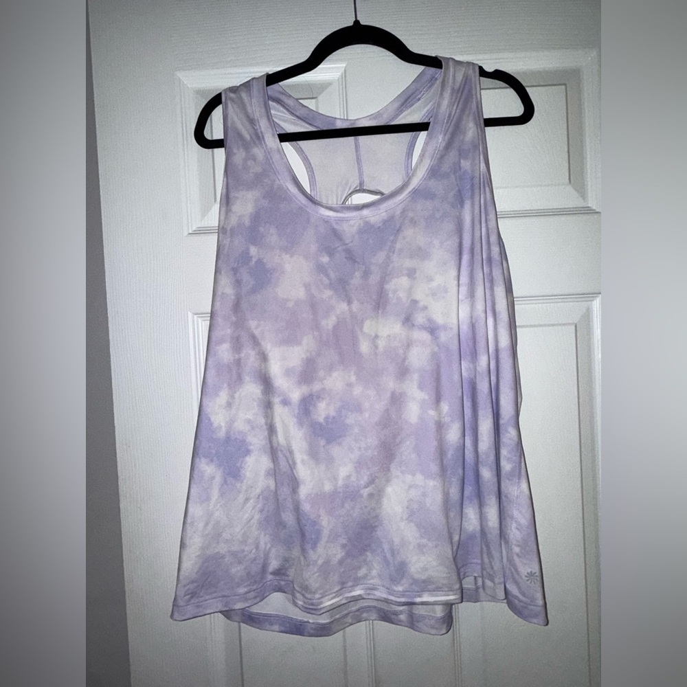 Athleta Lavender Tie-Dye Tank Top